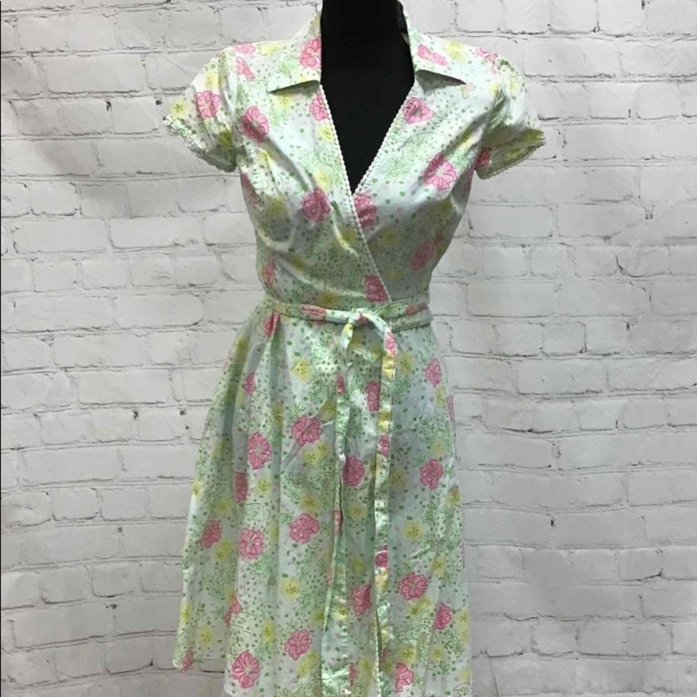 Lilly Pulitzer Floral Wrap Dress